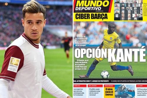 Barca dùng Coutinho làm mồi nhử vụ Kante