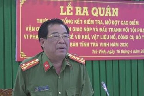 Tổng kiểm tra vi phạm pháp luật về vũ khí, vật liệu nổ và công cụ hỗ trợ
