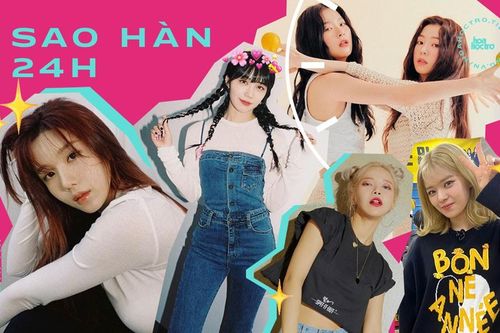 Sao Hàn 24H: Seulgi và Irene chụp hình đôi tình cảm, Solar (MAMAMOO) khoe kiểu tóc củ tỏi