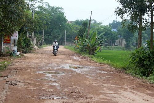 Đầu tư 50 tỷ đồng nâng cấp tuyến đường vào xã Tân Quang