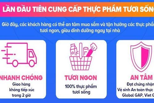 Lazada Việt Nam cung cấp thực phẩm tươi sống và giao hàng chất lượng trong 2 giờ