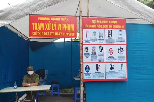Quận Hai Bà Trưng: Gần 204 triệu đồng xử phạt vi phạm về giãn cách xã hội