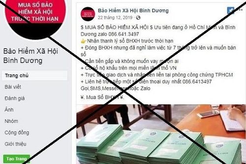 Xử lý đối tượng giả mạo cơ quan BHXH trên Facebook