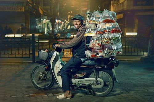 Ảnh chụp xe bán cá cảnh rong ở Việt Nam giành giải thi ảnh tại Mỹ