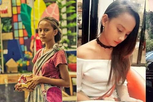 Bức ảnh giúp cô bé ăn xin trở thành người nổi tiếng
