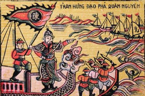 Chiến địa Bạch Đằng năm 1288, hai vua Trần bắt sống Ô Mã Nhi