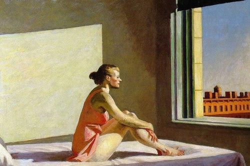 Từ đại dịch, thấy mình trong tranh của Edward Hopper vẽ 100 năm trước