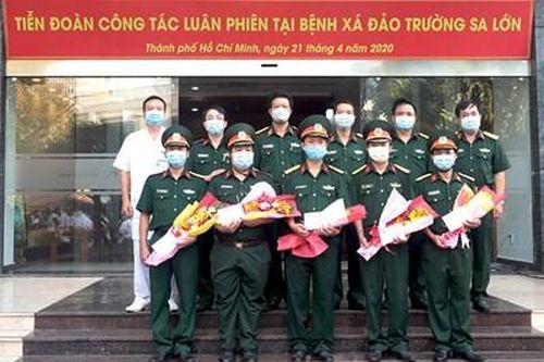 Bệnh viện Quân y 175 tổ chức luân phiên cán bộ y, bác sĩ công tác tại huyện đảo Trường Sa