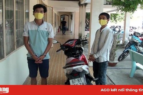 Bắt giữ 2 đối tượng trộm xe máy ở TX. Tân Châu