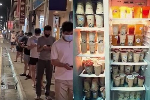Xếp hàng dài cắt tóc, mua trà sữa đến nửa đêm khi Singapore đóng cửa