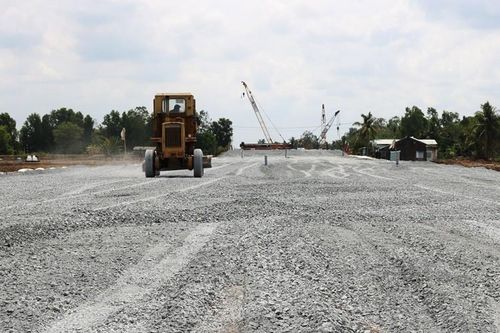 Cao tốc Trung Lương – Mỹ Thuận hoàn thành hơn 40% khối lượng