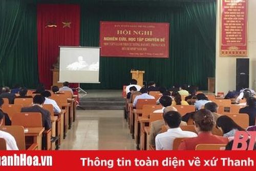 Huyện Nông Cống nâng cao hiệu quả công tác giáo dục lý luận chính trị