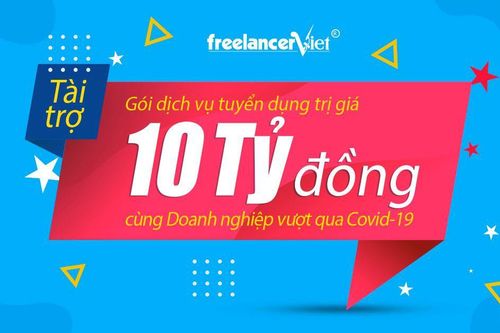FreelancerViet tài trợ chi phí tuyển dụng trị giá 10 tỷ đồng cho 1.000 doanh nghiệp