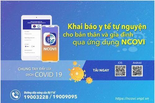 Ứng dụng NCOVI được cập nhật phiên bản mới