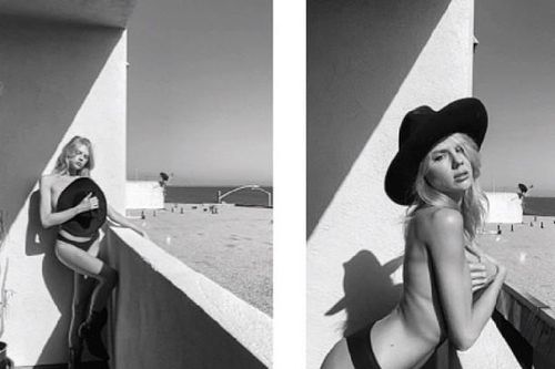 Charlotte McKinney bán nude đẹp như mộng chụp ảnh qua FaceTime