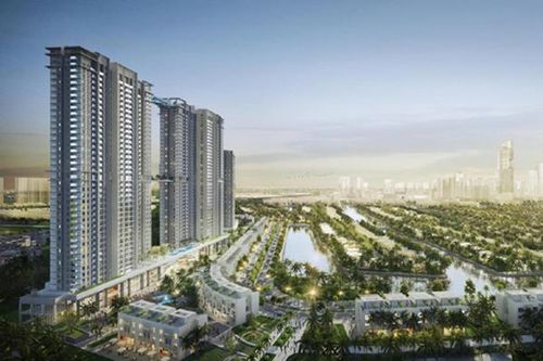 Tòa tháp đôi bên hồ cảnh quan 50ha sở hữu 'ngàn tiện ích' ở Ecopark