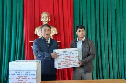 Lạc Dương tiếp nhận 1.000 khẩu trang phòng, chống dịch Covid-19