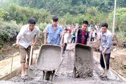 Tuổi trẻ Lâm Bình thi đua chào mừng đại hội đảng bộ các cấp