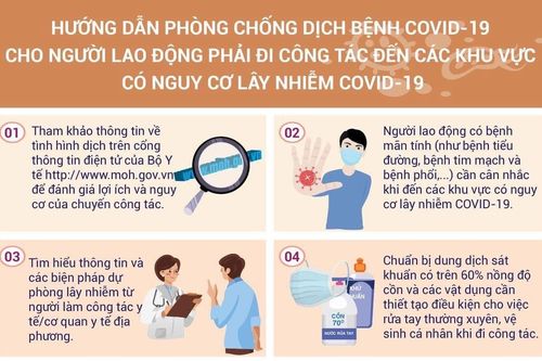 Khuyến cáo cho người đi công tác đến khu vực có nguy cơ lây nhiễm Covid-19