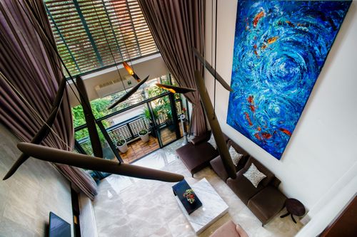 Ngôi nhà hướng Tây với cách khắc phục tinh tế