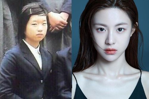 Nhan sắc lạ lẫm trước khi dao kéo của hot girl đình đám Hàn Quốc