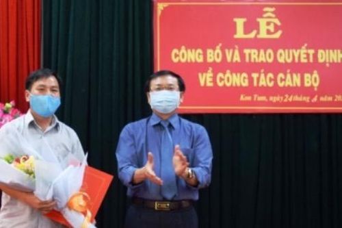 Phó Chủ tịch UBND huyện Ngọc Hồi giữ chức vụ Phó Giám đốc Sở Tư pháp Kon Tum