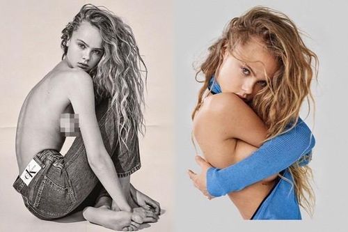 Nàng mẫu cao 1m80 Olivia Vinten bán nude tôn ngực đầy