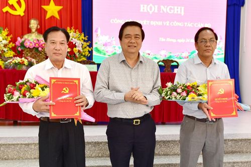 Điều động, bổ nhiệm nhân sự 5 địa phương