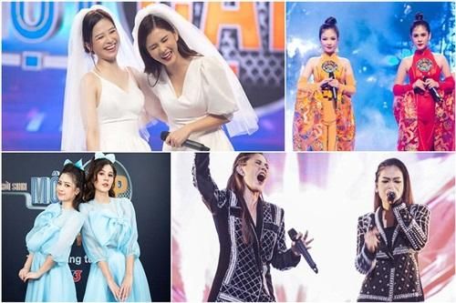 Loạt đồ đôi tuyệt đẹp của Thu Hoài - Dương Hoàng Yến trong 'Trời sinh một cặp'