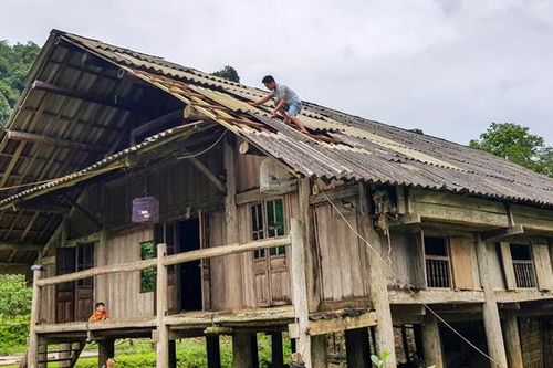 Các địa phương khắc phục nhanh hậu quả mưa dông