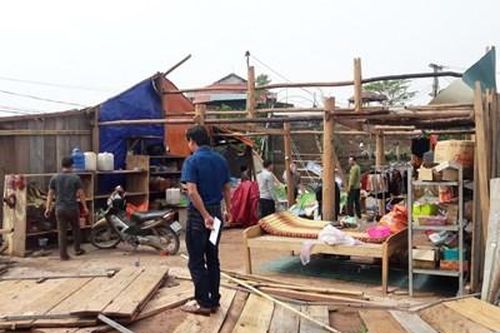 Tập trung khắc phục hậu quả dông, lốc tại Điện Biên