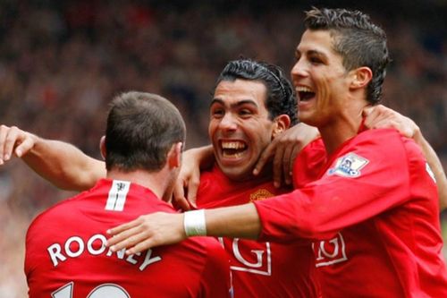 Thống kê ghi bàn kinh ngạc của Ronaldo, Tevez và Rooney mùa 2007/08
