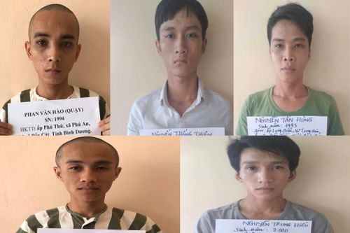 Bắt băng nhóm gây hàng chục vụ trộm, cướp ở Bình Dương