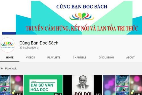 Ra mắt kênh 'Cùng bạn đọc sách'