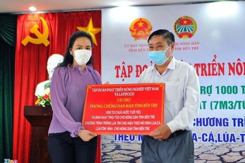 Hỗ trợ 'vàng' cho người dân gặp hạn mặn ở Đồng bằng sông Cửu Long
