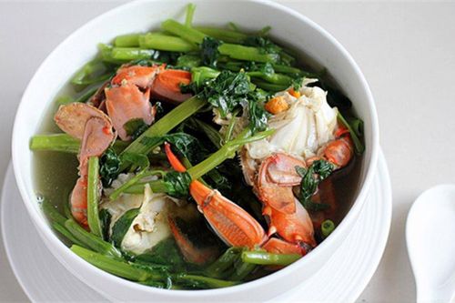 Cách làm món canh ghẹ nấu rau muống đơn giản, thanh mát cho mùa hè