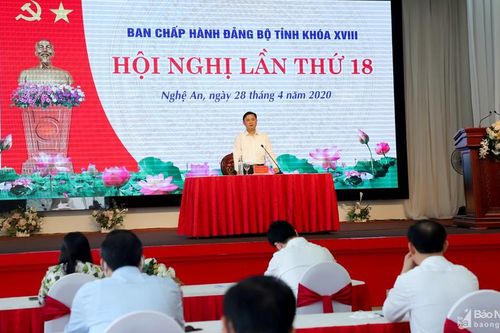 Thông qua đề án phân bổ đại biểu dự Đại hội Đảng bộ tỉnh Nghệ An lần thứ XIX