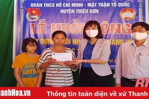 Huyện Triệu Sơn: Khởi công 'Ngôi nhà khăn quàng đỏ' cho đội viên có hoàn cảnh khó khăn