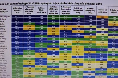 Công bố Chỉ số PAPI 2019: Đồng Tháp đứng thứ 2 cả nước