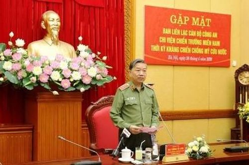 Gặp mặt Ban Liên lạc cán bộ Công an chi viện chiến trường miền Nam