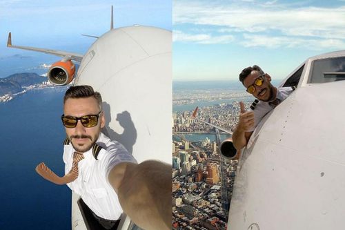 Anh phi công 'selfie' trên bầu trời lên tiếng về bức ảnh gây tranh cãi