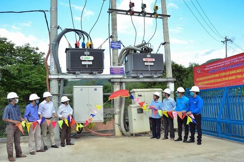 Đóng điện công trình thanh niên chào mừng Đại hội Đảng bộ Công ty Điện lực Quảng Ngãi lần thứ X, nhiệm kỳ 2020-2025