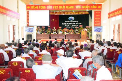 Đảng bộ xã Lăng Thành (Yên Thành) đại hội nhiệm kỳ 2020 - 2025