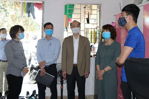 Kiểm tra công tác phòng, chống dịch COVID-19 đối với người lao động
