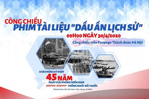 Công chiếu phim tài liệu 'Dấu ấn lịch sử' kỷ niệm ngày 30-4