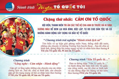 Bốn chặng hành trình 'Tôi yêu Tổ quốc tôi' năm 2020
