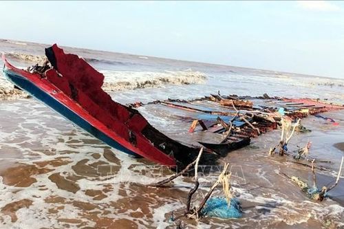 Vụ tàu Indonesia chìm ở cửa biển Định An: Khẩn trương tìm kiếm thuyền viên mất tích