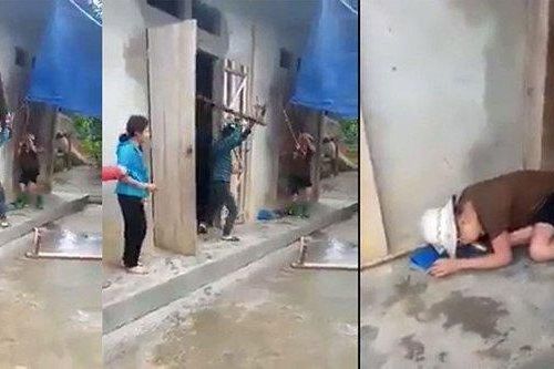 Người con cầm ghế đánh mẹ già, người đứng quay clip đối diện những khung hình phạt nào?
