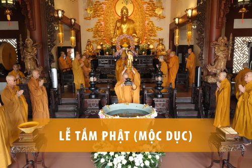 Lễ Tắm Phật theo nghi thức miền Nam
