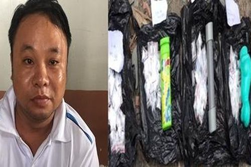 Bỏ ma túy vào ống nhựa, giấu vào các bụi cây quanh nhà